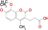 3-(7,8-dimethoxy-4-methyl-2-oxo-2H-chromen-3-yl)propanoic acid