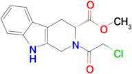 methyl (3R)-2-(chloroacetyl)-2,3,4,9-tetrahydro-1H-beta-carboline-3-carboxylate