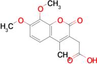 (7,8-dimethoxy-4-methyl-2-oxo-2H-chromen-3-yl)acetic acid