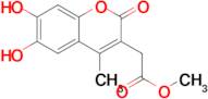 methyl (6,7-dihydroxy-4-methyl-2-oxo-2H-chromen-3-yl)acetate