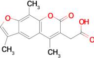 (3,5,9-Trimethyl-7-oxo-7H-furo[3,2-g]chromen-6-yl)acetic acid