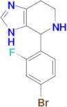 4-(4-bromo-2-fluorophenyl)-4,5,6,7-tetrahydro-3H-imidazo[4,5-c]pyridine