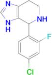 4-(4-chloro-2-fluorophenyl)-4,5,6,7-tetrahydro-3H-imidazo[4,5-c]pyridine