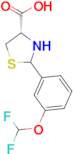 (4S)-2-[3-(difluoromethoxy)phenyl]-1,3-thiazolidine-4-carboxylic acid