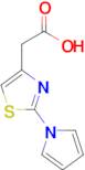 [2-(1H-pyrrol-1-yl)-1,3-thiazol-4-yl]acetic acid