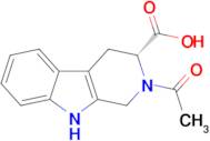 (3R)-2-acetyl-2,3,4,9-tetrahydro-1H-beta-carboline-3-carboxylic acid