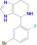 4-(5-bromo-2-fluorophenyl)-4,5,6,7-tetrahydro-3H-imidazo[4,5-c]pyridine