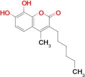 3-hexyl-7,8-dihydroxy-4-methyl-2H-chromen-2-one