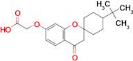 [(4'-tert-butyl-4-oxo-3,4-dihydrospiro[chromene-2,1'-cyclohexan]-7-yl)oxy]acetic acid