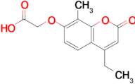 [(4-ethyl-8-methyl-2-oxo-2H-chromen-7-yl)oxy]acetic acid