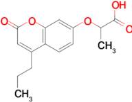 2-[(2-oxo-4-propyl-2H-chromen-7-yl)oxy]propanoic acid