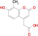 (7-hydroxy-8-methyl-2-oxo-2H-chromen-4-yl)acetic acid