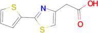 [2-(2-thienyl)-1,3-thiazol-4-yl]acetic acid