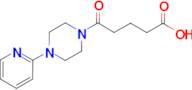 5-oxo-5-(4-pyridin-2-ylpiperazin-1-yl)pentanoic acid