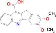 2,3-dimethoxy-11H-indeno[1,2-b]quinoline-10-carboxylic acid