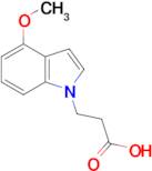 3-(4-methoxy-1H-indol-1-yl)propanoic acid
