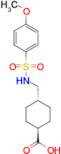 trans-4-({[(4-methoxyphenyl)sulfonyl]amino}methyl)cyclohexanecarboxylic acid