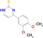 4-(3,4-dimethoxyphenyl)pyrimidine-2(1H)-thione