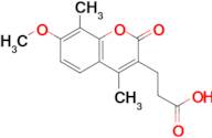 3-(7-methoxy-4,8-dimethyl-2-oxo-2H-chromen-3-yl)propanoic acid