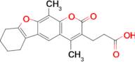 3-(4,11-dimethyl-2-oxo-6,7,8,9-tetrahydro-2H-[1]benzofuro[3,2-g]chromen-3-yl)propanoic acid