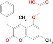 [(3-benzyl-4,7-dimethyl-2-oxo-2H-chromen-5-yl)oxy]acetic acid