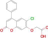 [(6-chloro-2-oxo-4-phenyl-2H-chromen-7-yl)oxy]acetic acid