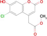 methyl (6-chloro-7-hydroxy-2-oxo-2H-chromen-4-yl)acetate