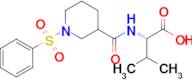 N-{[1-(phenylsulfonyl)piperidin-3-yl]carbonyl}-L-valine