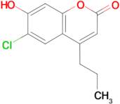 6-chloro-7-hydroxy-4-propyl-2H-chromen-2-one