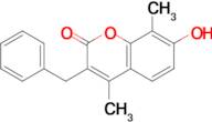 3-benzyl-7-hydroxy-4,8-dimethyl-2H-chromen-2-one