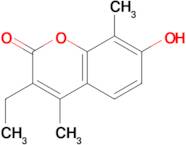 3-ethyl-7-hydroxy-4,8-dimethyl-2H-chromen-2-one