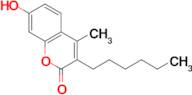 3-hexyl-7-hydroxy-4-methyl-2H-chromen-2-one