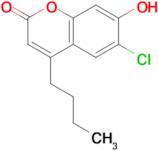 4-butyl-6-chloro-7-hydroxy-2H-chromen-2-one