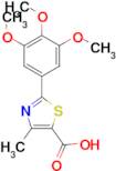 4-methyl-2-(3,4,5-trimethoxyphenyl)-1,3-thiazole-5-carboxylic acid