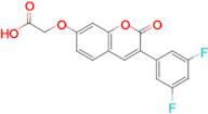 {[3-(3,5-difluorophenyl)-2-oxo-2H-chromen-7-yl]oxy}acetic acid