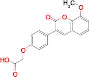 [4-(8-methoxy-2-oxo-2H-chromen-3-yl)phenoxy]acetic acid