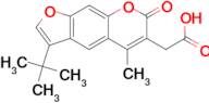 (3-tert-butyl-5-methyl-7-oxo-7H-furo[3,2-g]chromen-6-yl)acetic acid