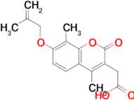 {4,8-dimethyl-7-[(2-methylprop-2-en-1-yl)oxy]-2-oxo-2H-chromen-3-yl}acetic acid