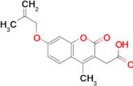 {4-methyl-7-[(2-methylprop-2-en-1-yl)oxy]-2-oxo-2H-chromen-3-yl}acetic acid