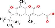 3-(3-tert-butyl-5,9-dimethyl-7-oxo-7H-furo[3,2-g]chromen-6-yl)propanoic acid