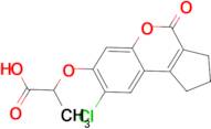 2-[(8-chloro-4-oxo-1,2,3,4-tetrahydrocyclopenta[c]chromen-7-yl)oxy]propanoic acid