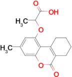 2-[(3-methyl-6-oxo-7,8,9,10-tetrahydro-6H-benzo[c]chromen-1-yl)oxy]propanoic acid