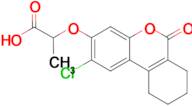 2-[(2-chloro-6-oxo-7,8,9,10-tetrahydro-6H-benzo[c]chromen-3-yl)oxy]propanoic acid