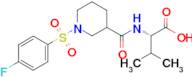 N-({1-[(4-fluorophenyl)sulfonyl]piperidin-3-yl}carbonyl)-L-valine