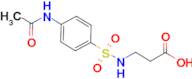 N-{[4-(acetylamino)phenyl]sulfonyl}-beta-alanine