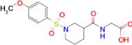 N-({1-[(4-methoxyphenyl)sulfonyl]piperidin-3-yl}carbonyl)glycine