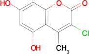 3-chloro-5,7-dihydroxy-4-methyl-2H-chromen-2-one