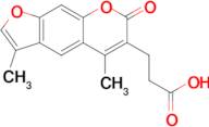 3-(3,5-dimethyl-7-oxo-7H-furo[3,2-g]chromen-6-yl)propanoic acid