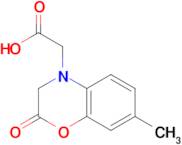 (7-methyl-2-oxo-2,3-dihydro-4H-1,4-benzoxazin-4-yl)acetic acid