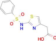 {2-[(phenylsulfonyl)amino]-1,3-thiazol-4-yl}acetic acid